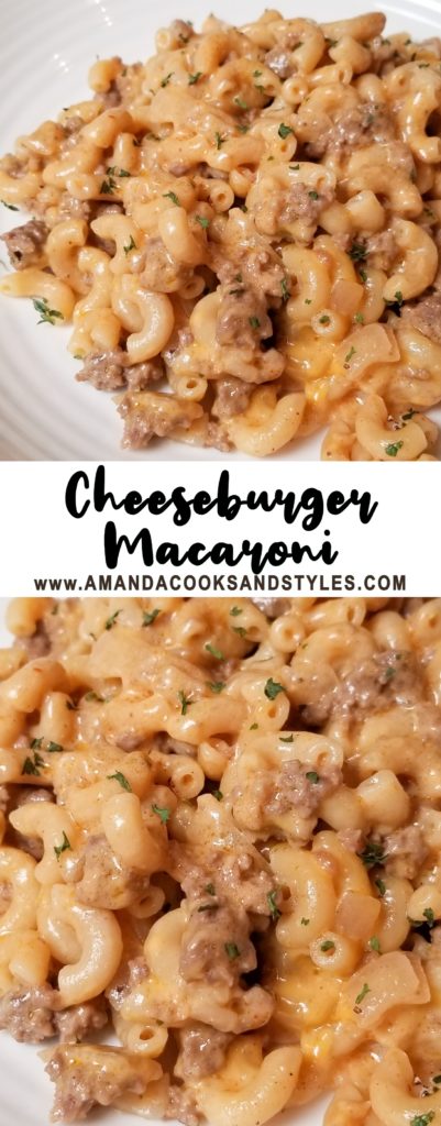 Cheeseburger Macaroni - Amanda Cooks & Styles
