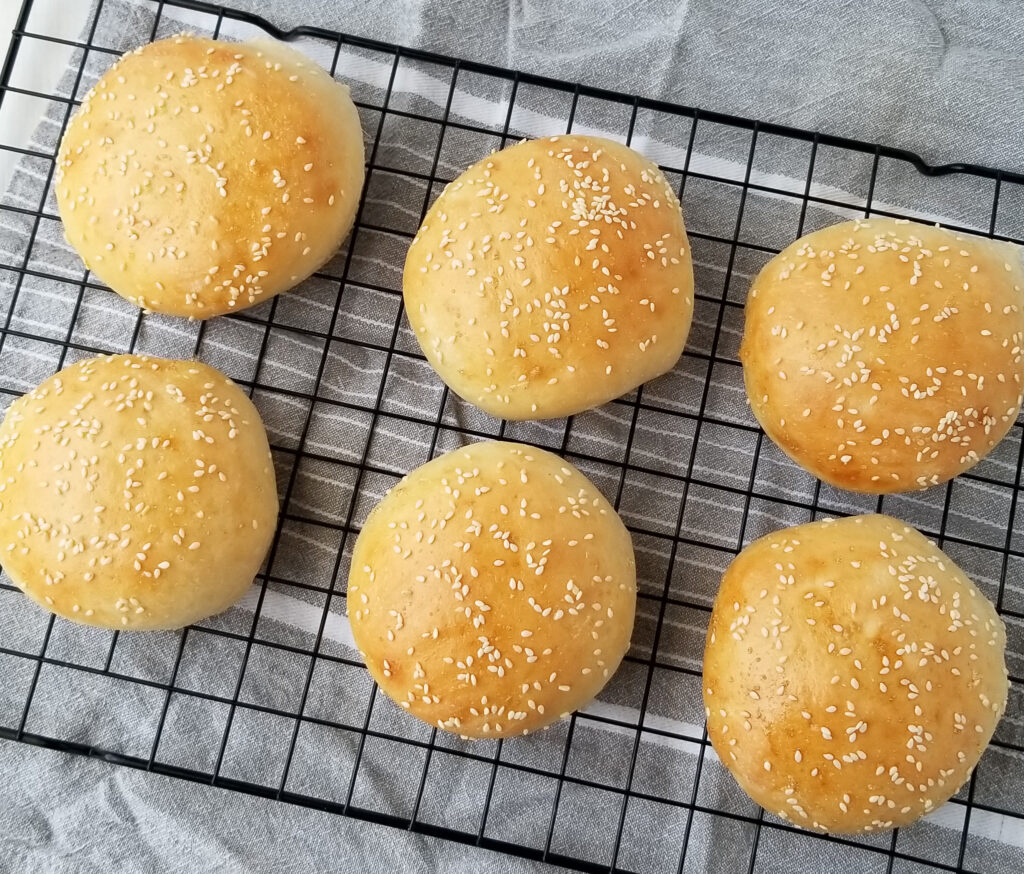 homemade hamburger buns 