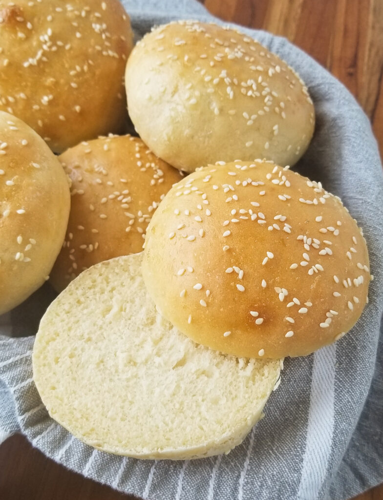 homemade hamburger buns 
