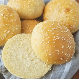 homemade hamburger buns