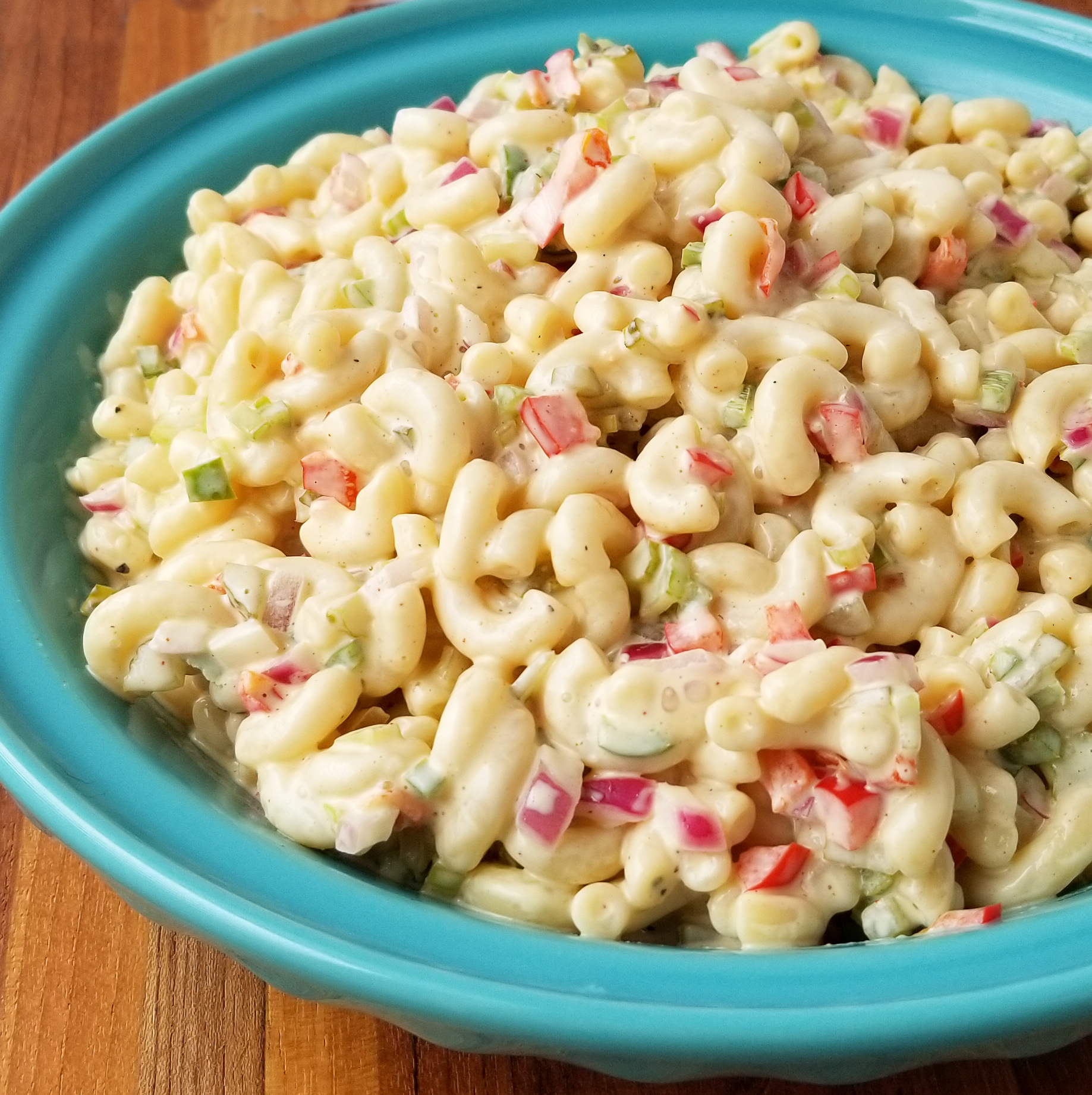 creamy macaroni salad