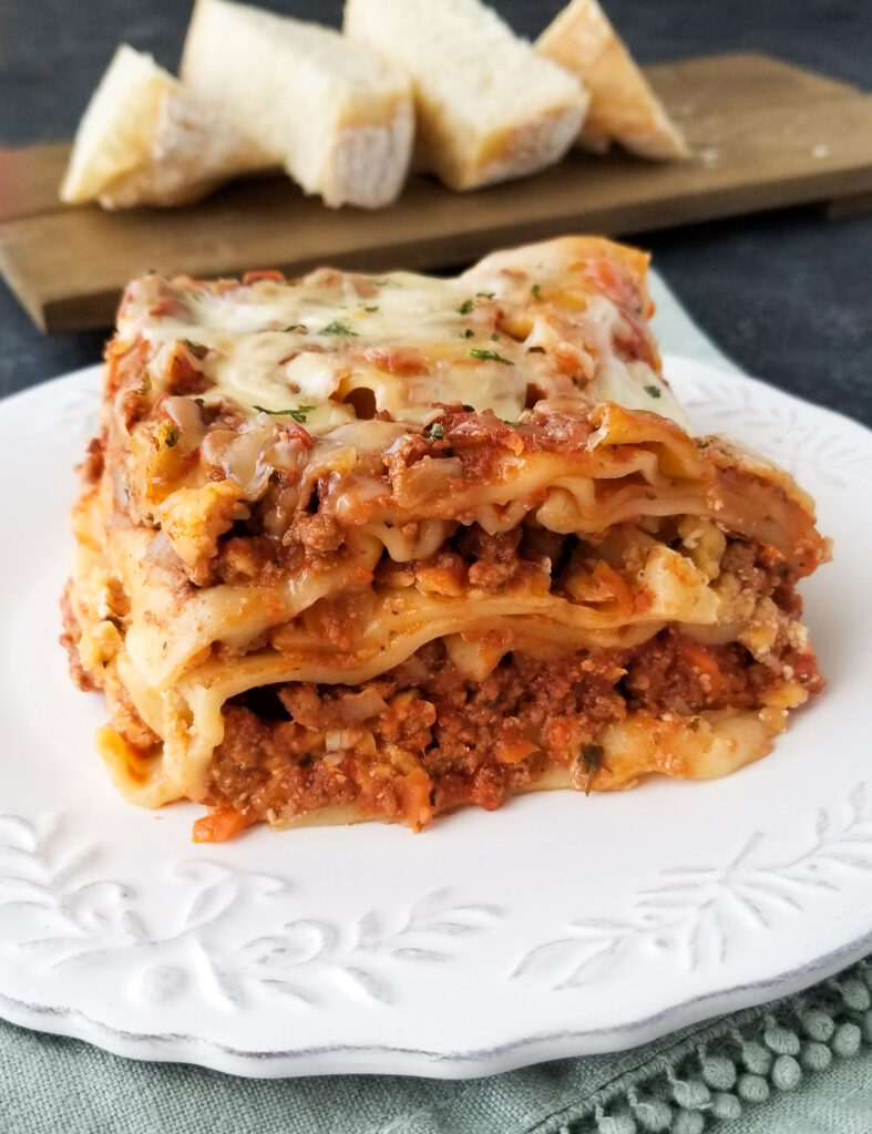 slow cooker sausage lasagna