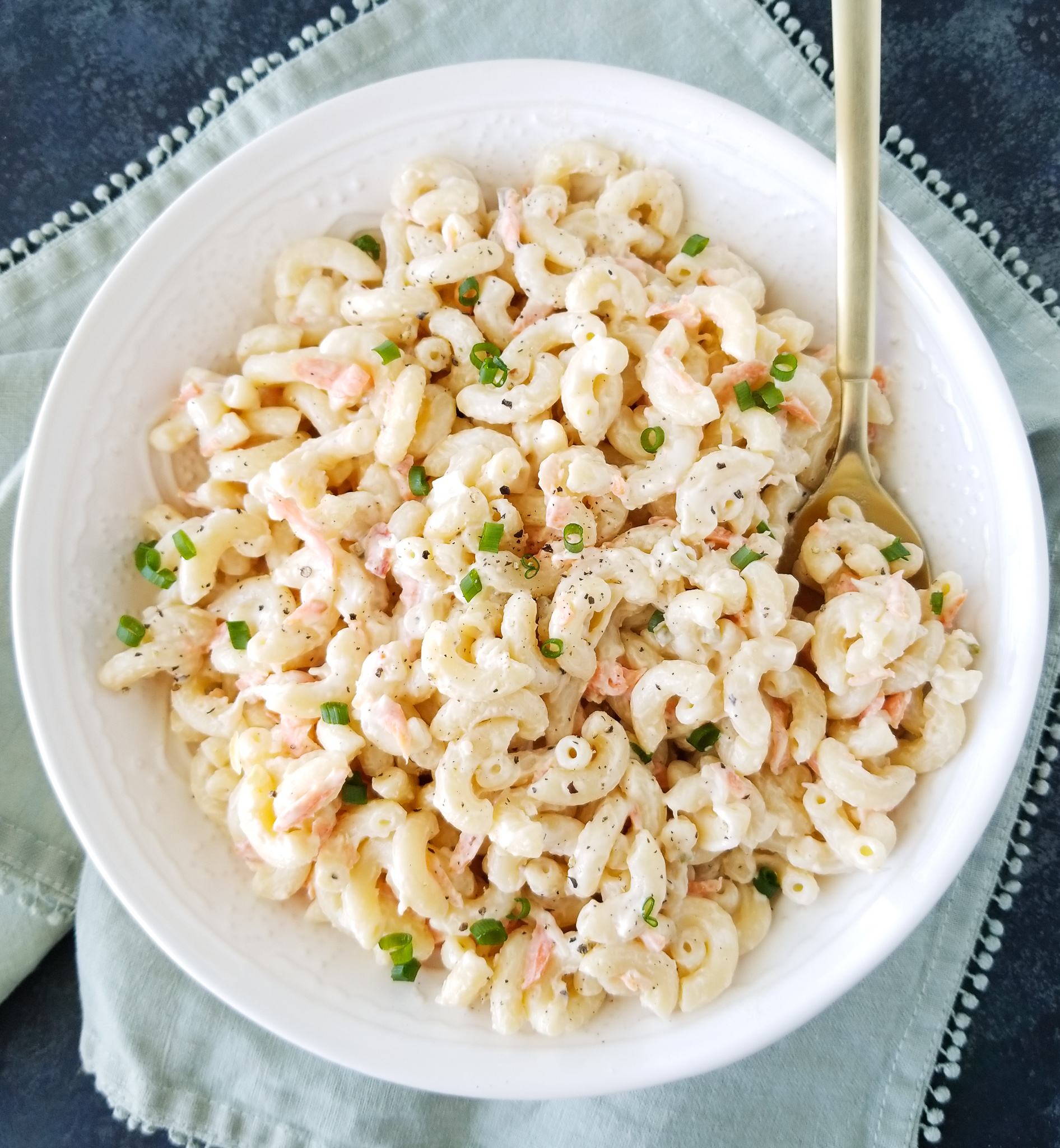 creamy hawaiian macaroni salad