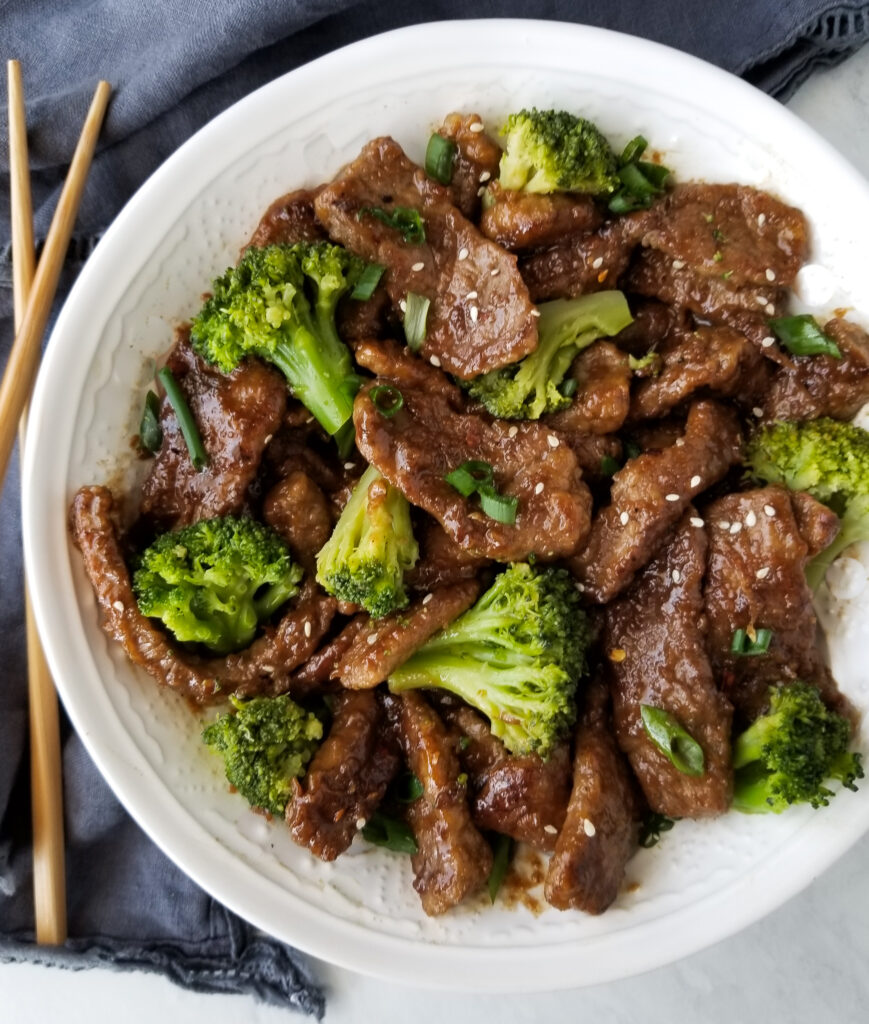 mongolian beef and broccoli
