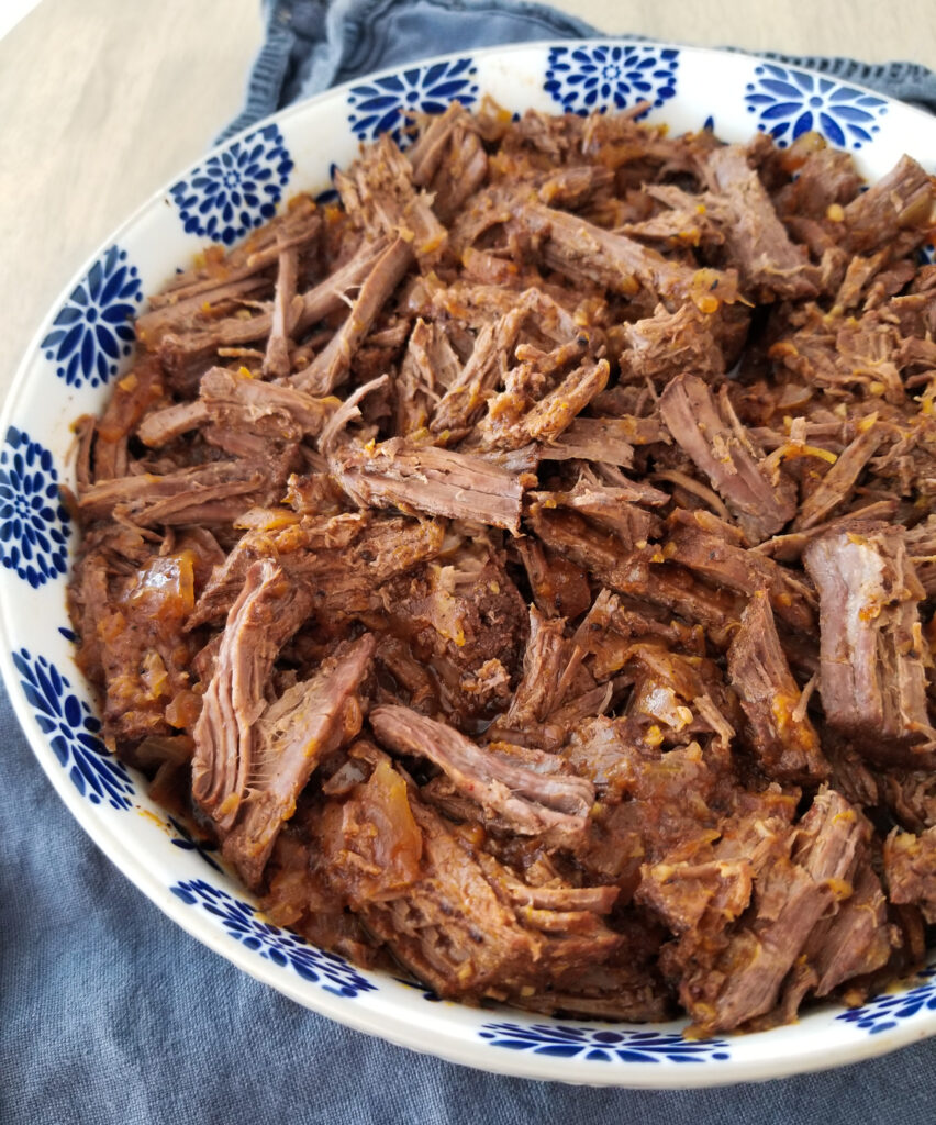 Mexican shredded beef recipe