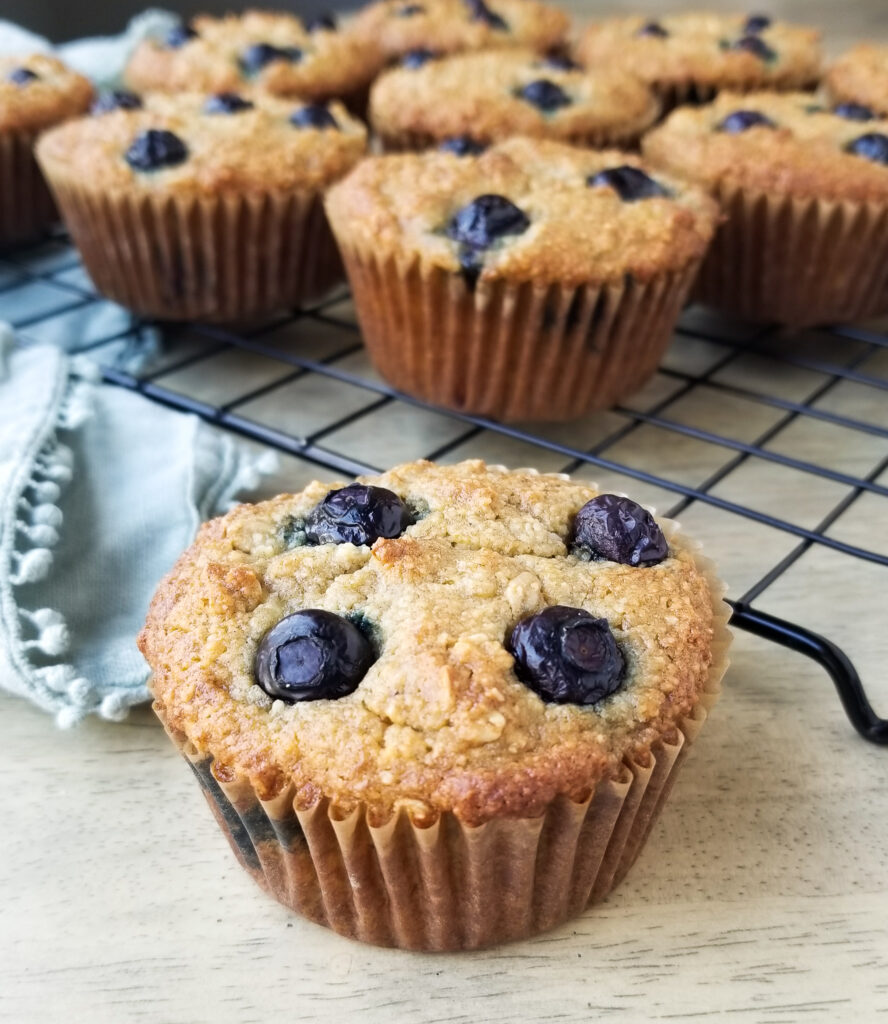 Clean blueberry banana muffin recipe