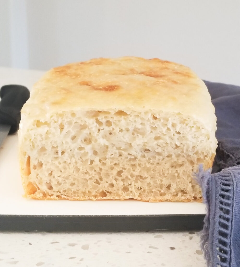 no knead bread loaf