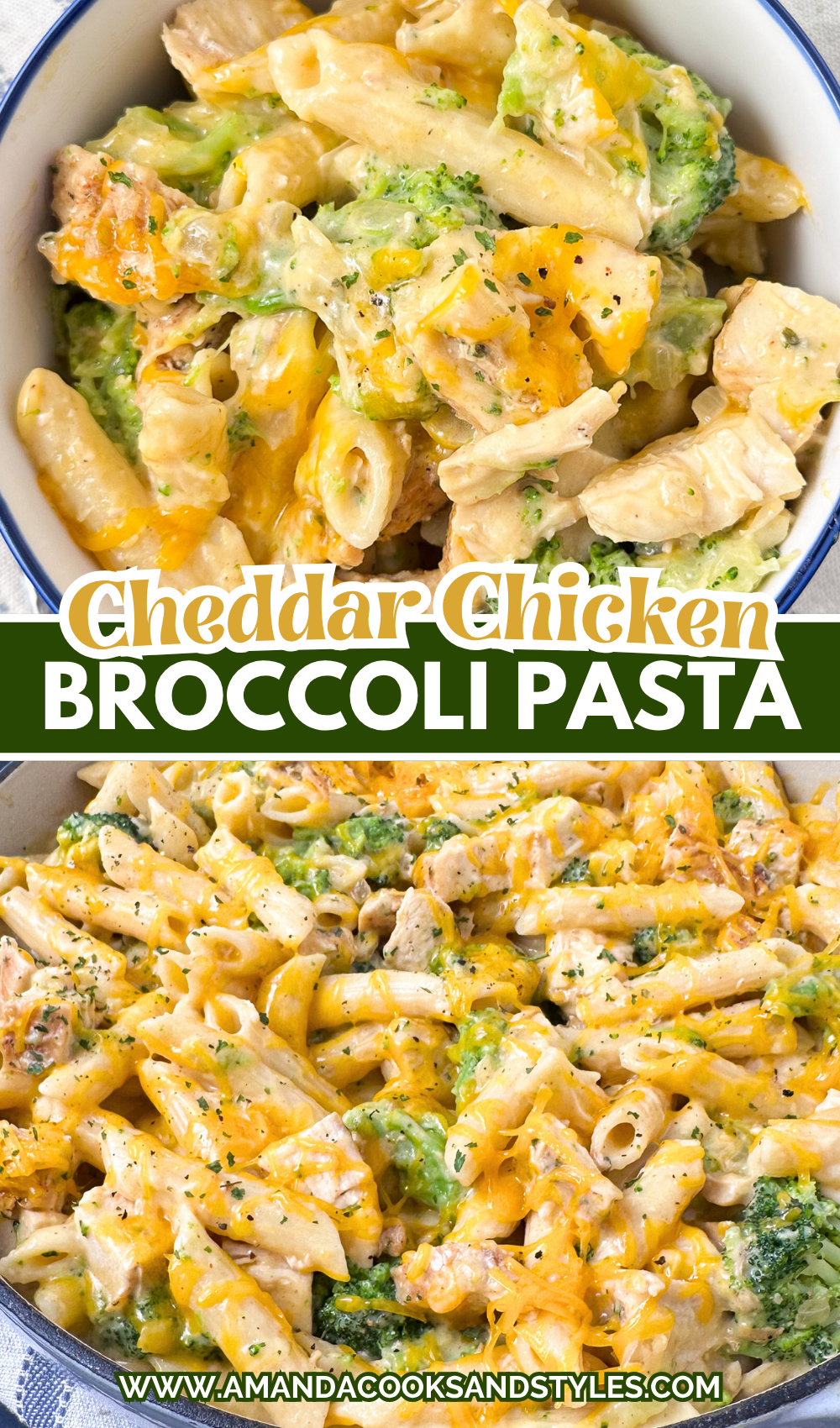 CHEDDAR CHICKEN BROCCOLI PASTA
