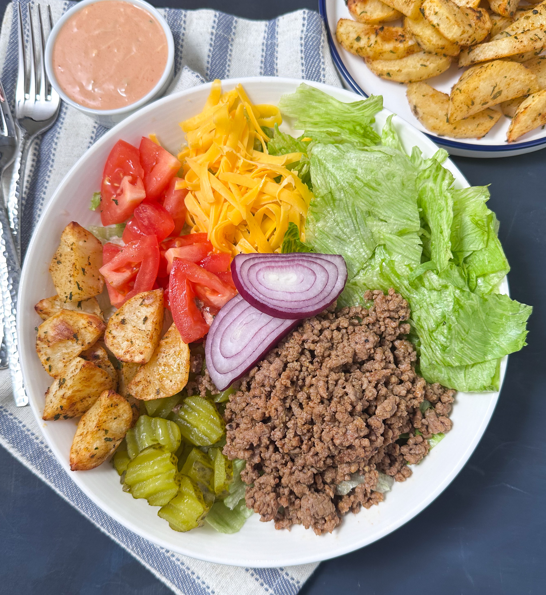 cheeseburger bowls
