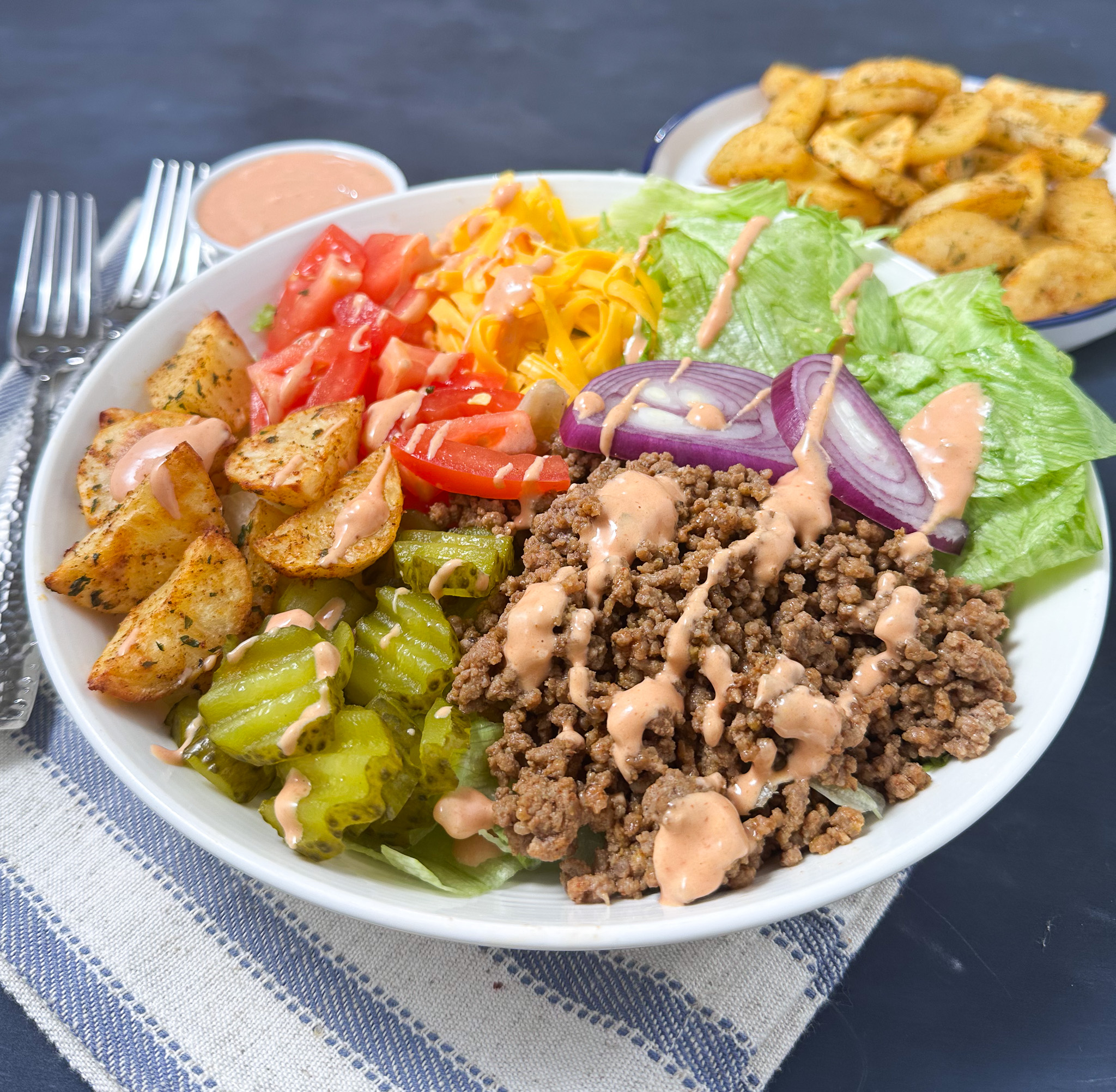 burger bowl recipe