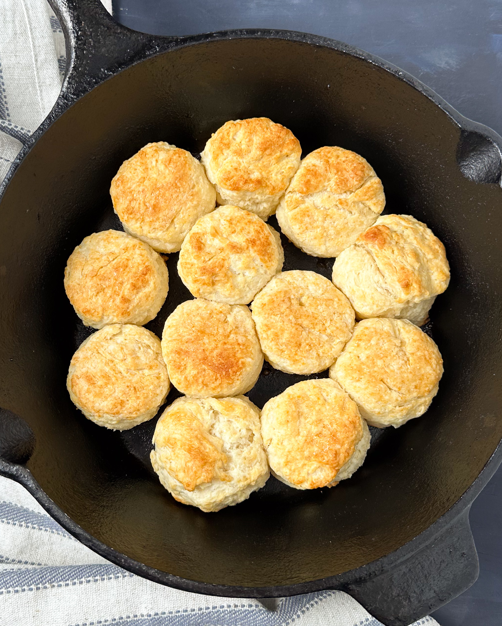 cast iron skillet biscuits