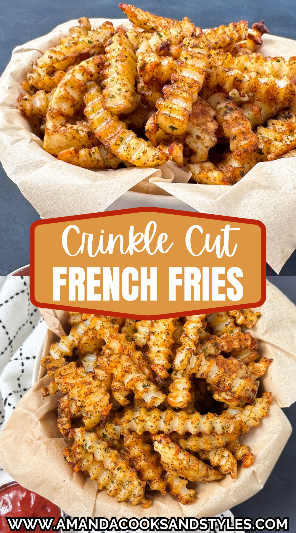 crinkle cut French fries
