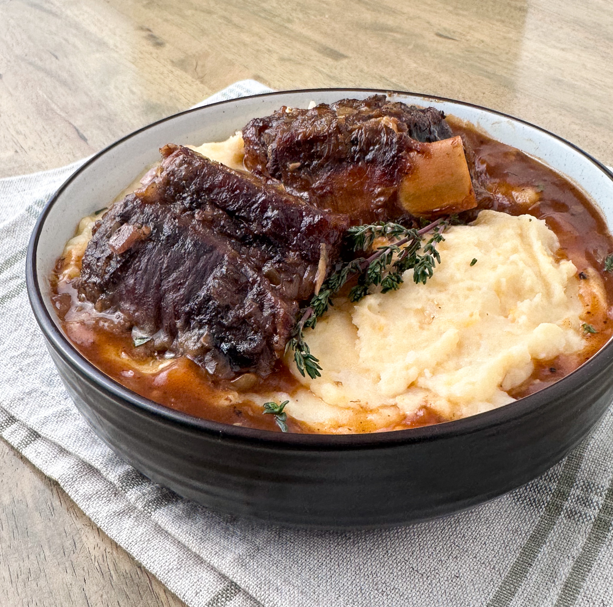 crockpot rich braised beef short ribs
