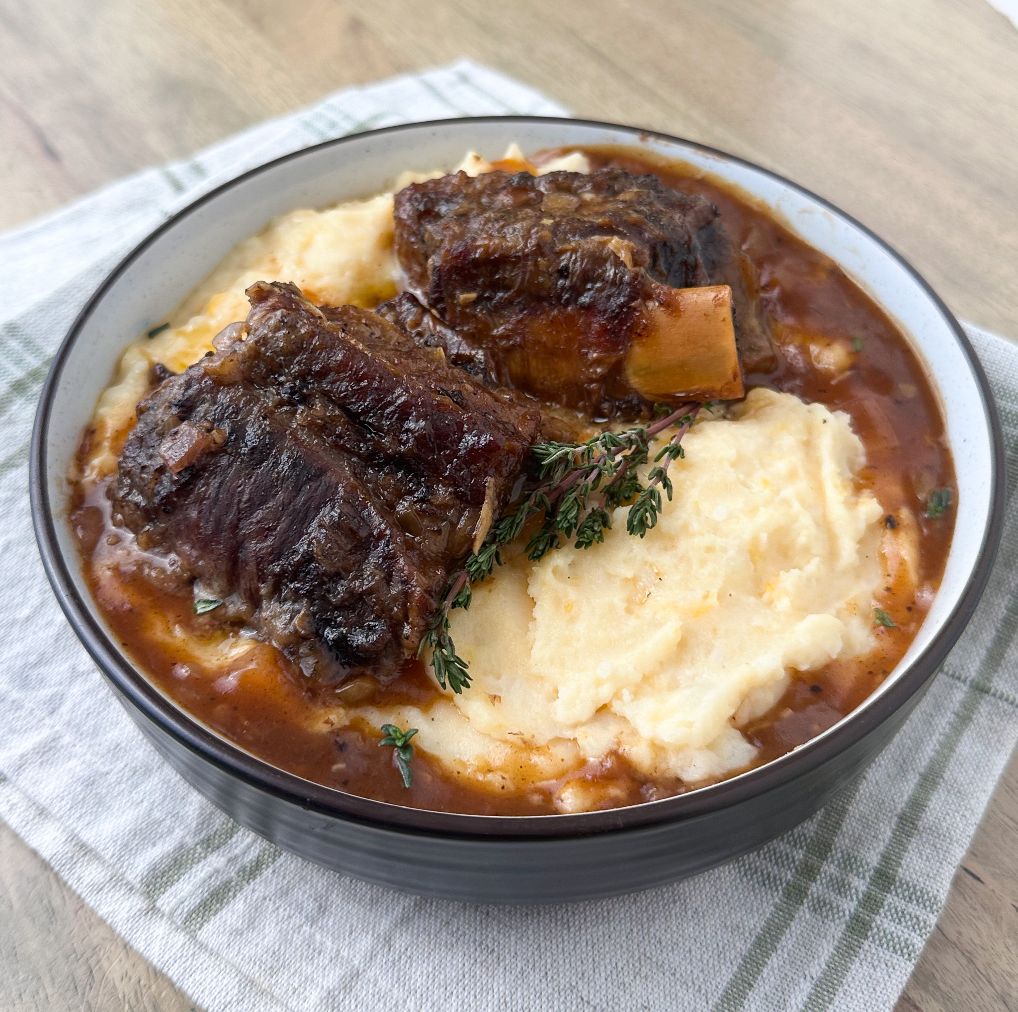 crockpot rich braised short ribs 