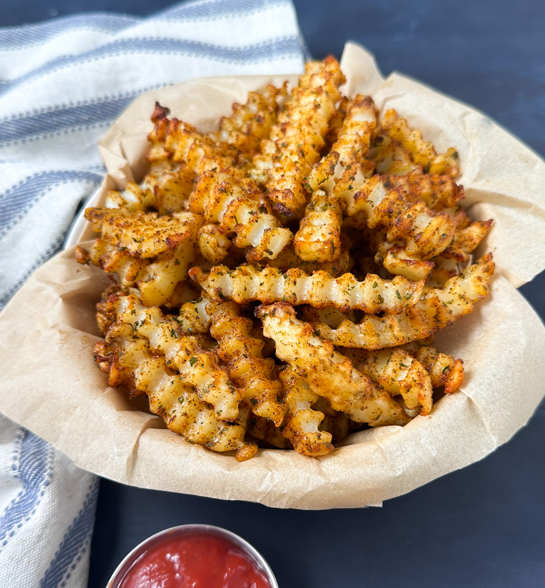 crinkle cut fries