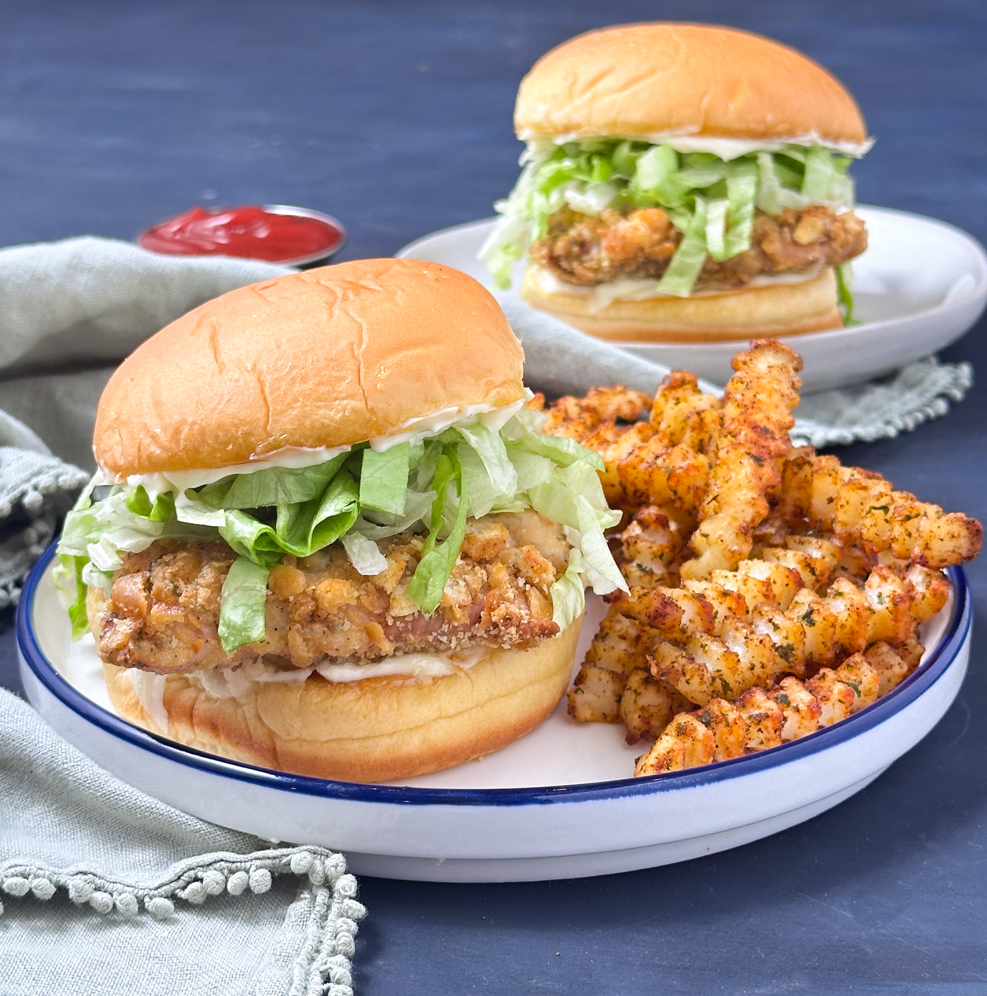 crispy chicken sandwiches 