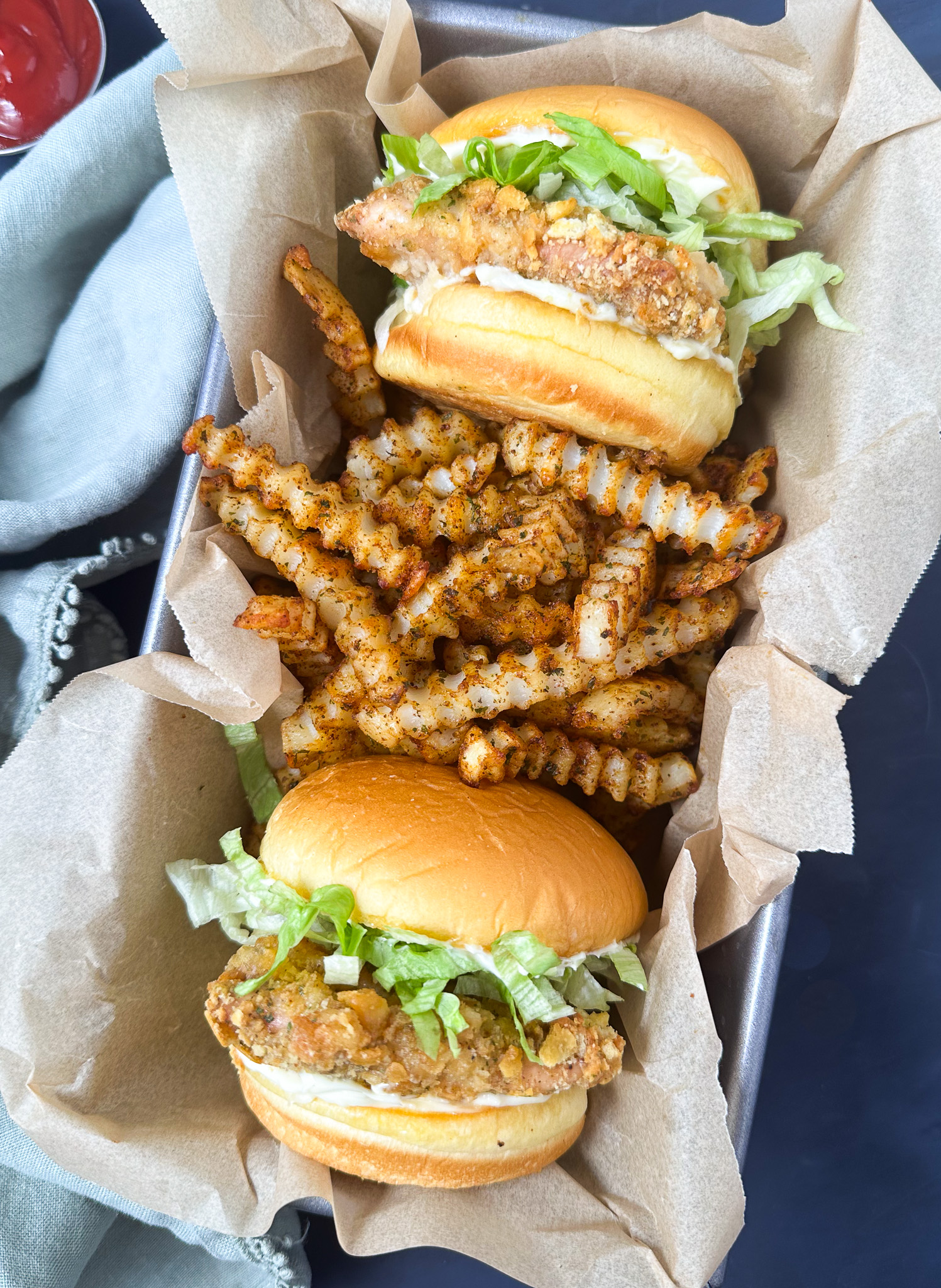 baked crispy chicken sandwiches