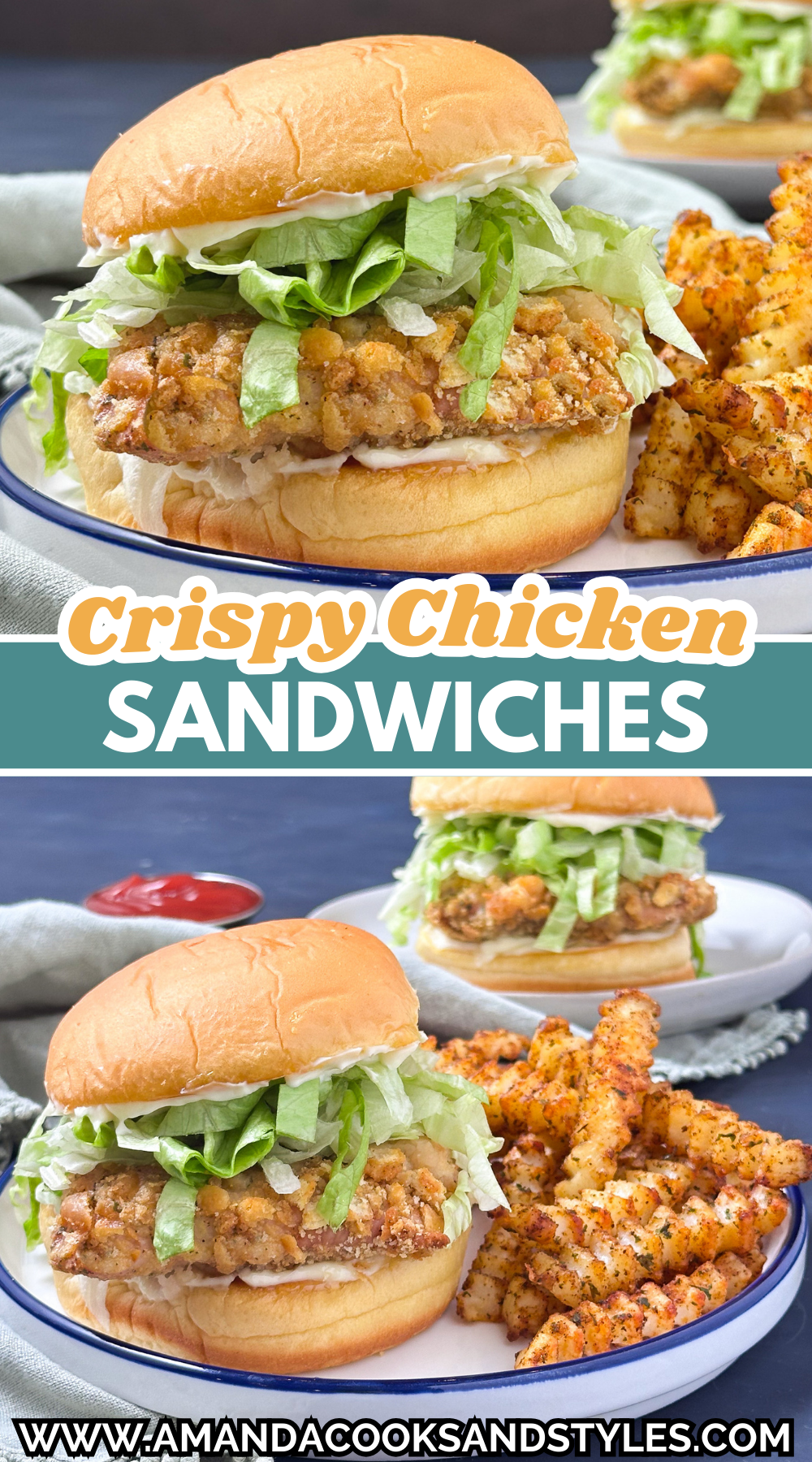 crispy chicken sandwiches