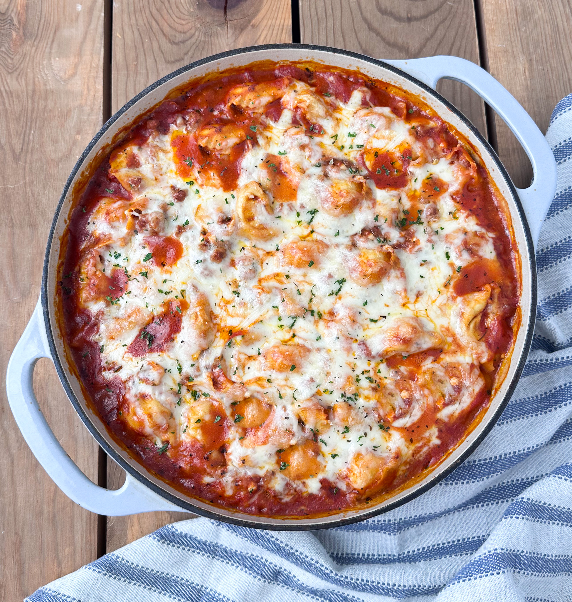 tortellini lasagna bake