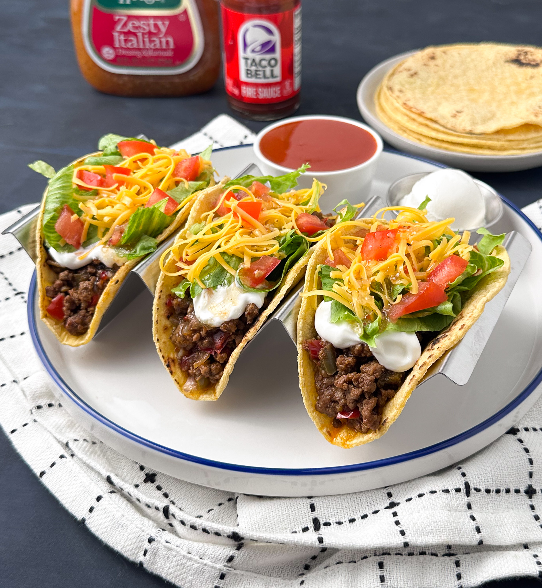 zesty ground beef tacos 