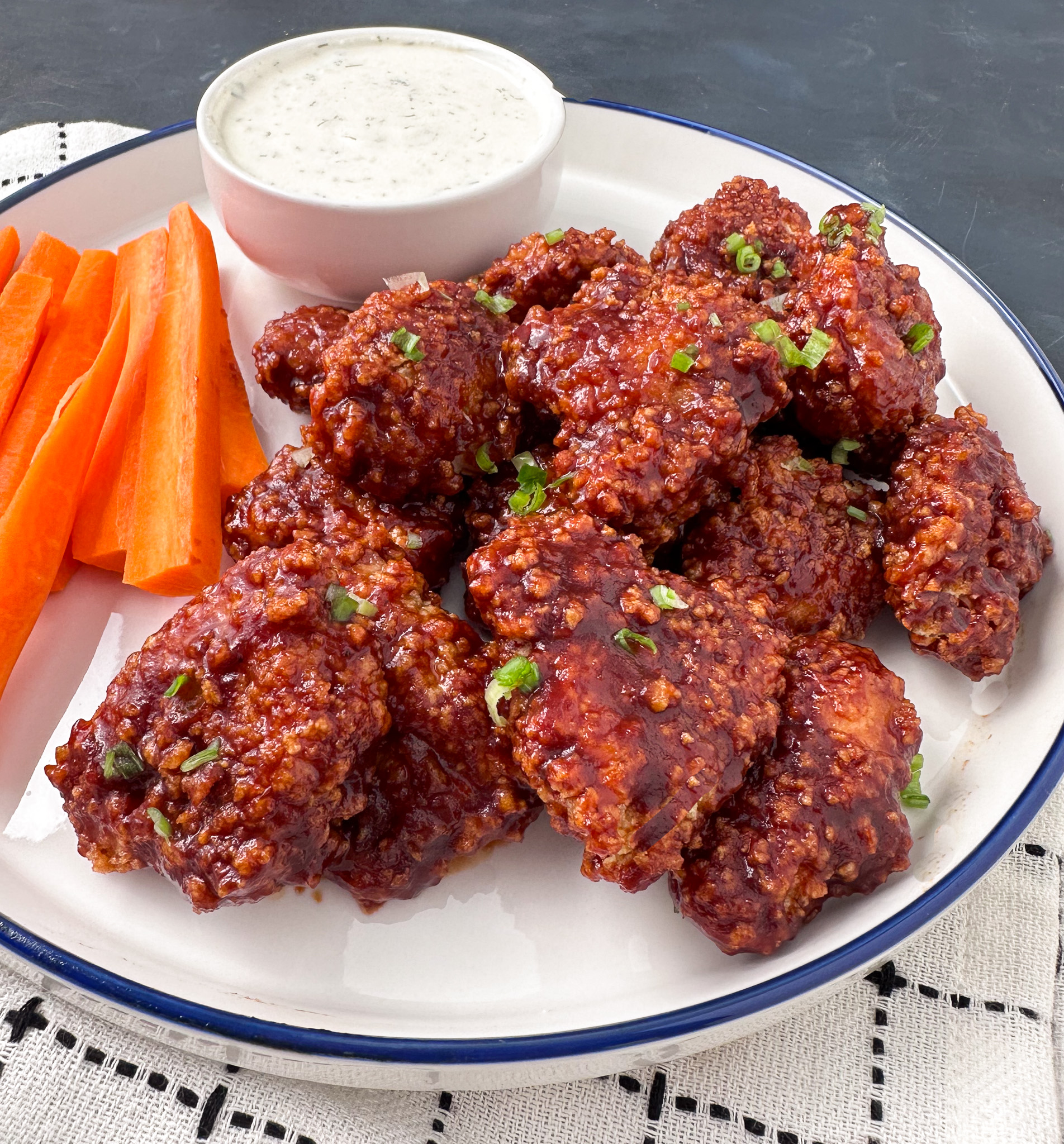 honey bbq boneless chicken wings