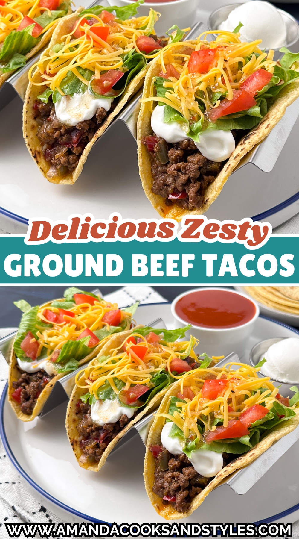 ZESTY GROUND BEEF TACOS