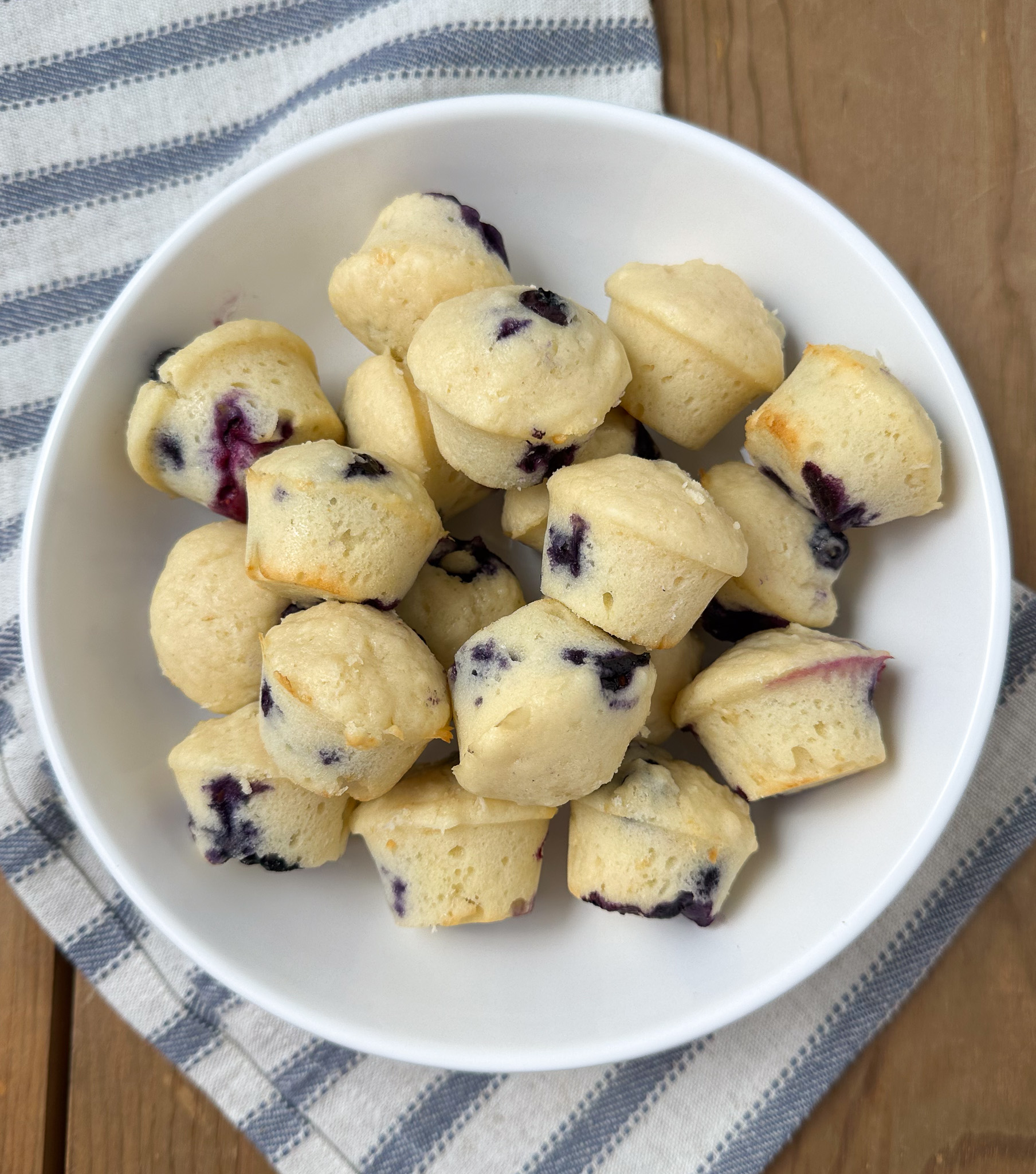 blueberry pancake mini muffins