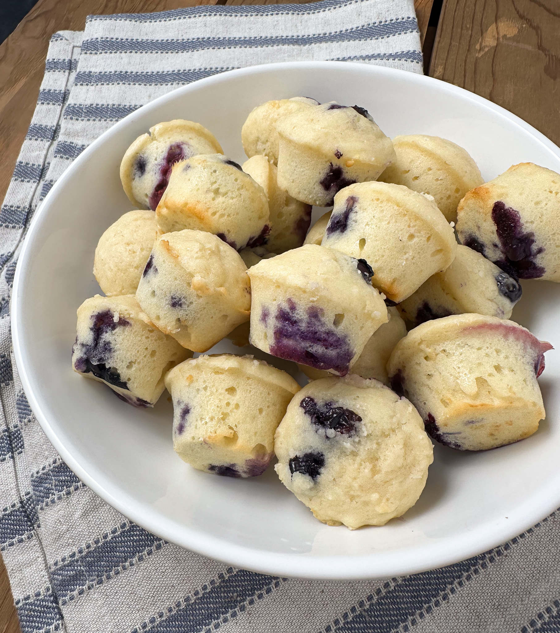 blueberry pancake mini muffins