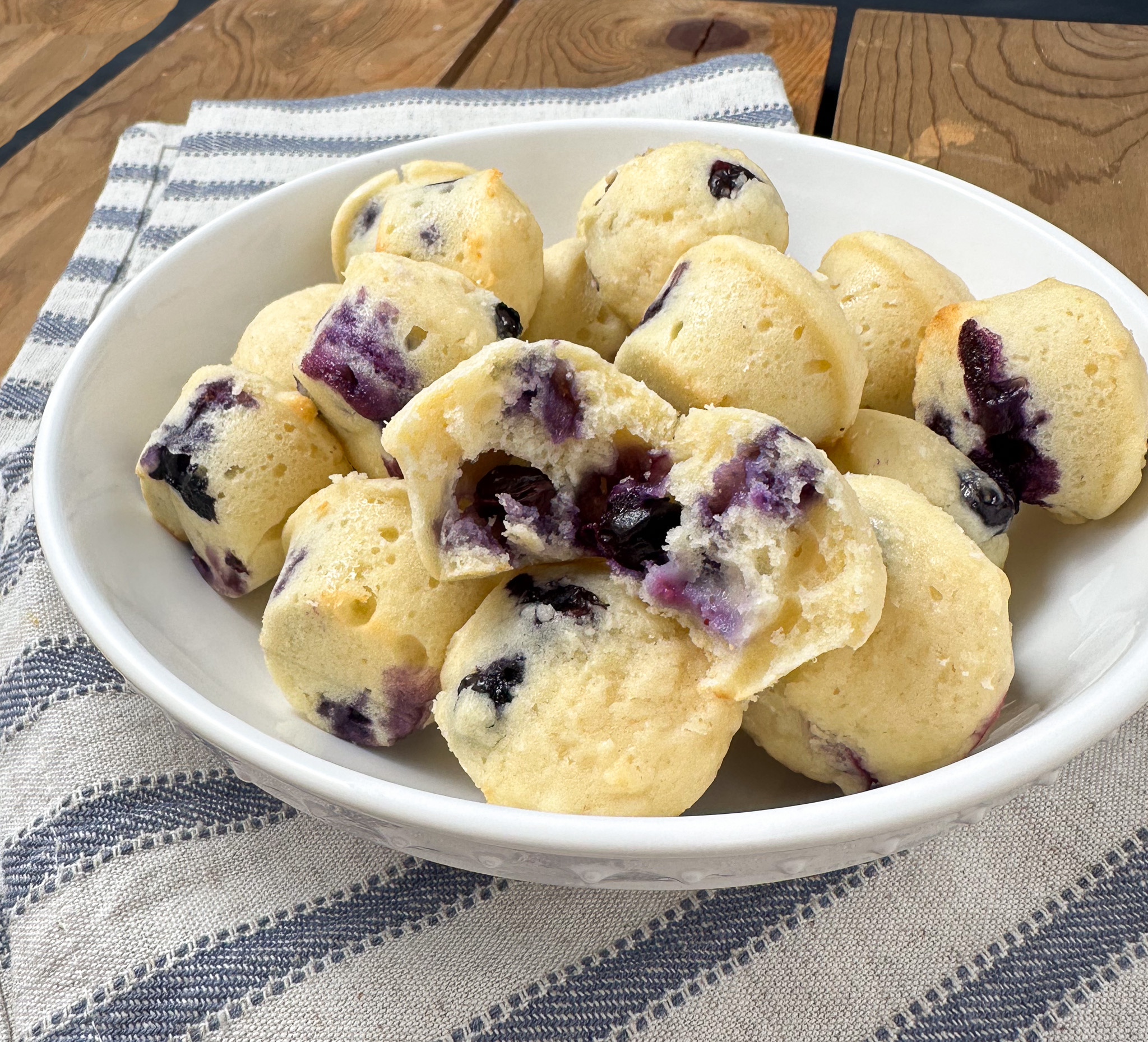 blueberry pancake mini muffins