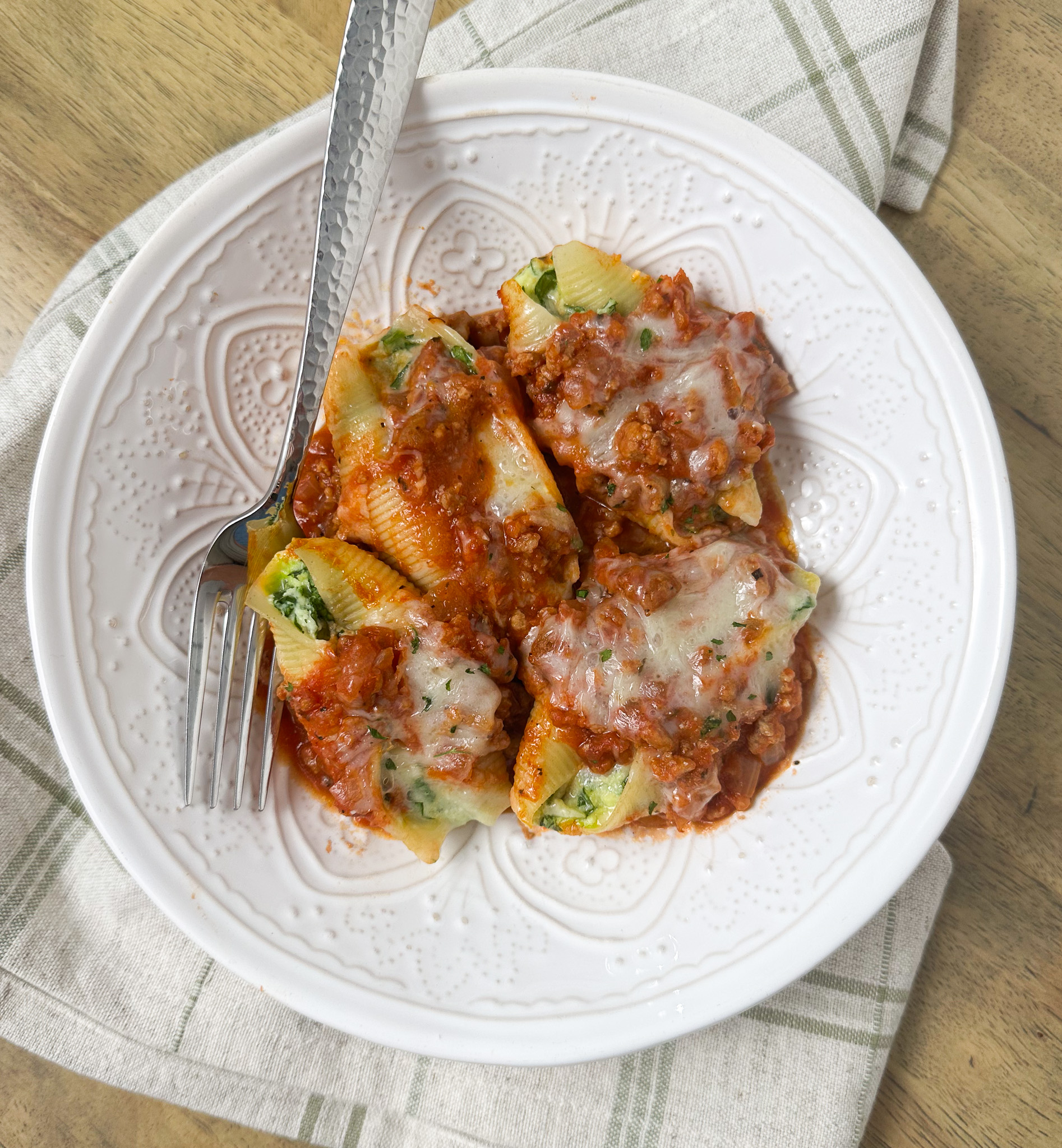stuffed shells pasta bake 